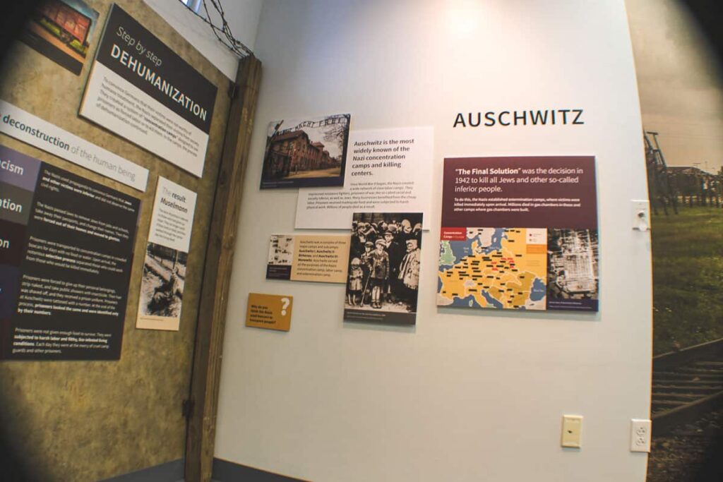 "Step by step dehumanization" leading to Auschwitz